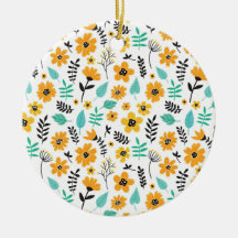 Xmas Gift Bonito Mão Cortada Floral Desenhada Colo