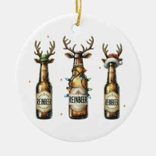 Ornamento De Cerâmica Xmas Gift Reincerne Reincerveja Reincerne