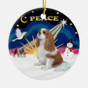Ornamento De Cerâmica Xmas Sunrise - Blenheim Cavalier