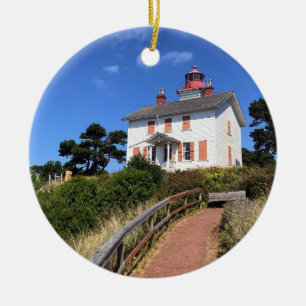 Ornamento De Cerâmica Yaquina Bay Lighthouse, Newport, Oregon