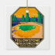 Ornamento De Cerâmica Yellowstone National Park Morning Glória Piscina R (Verso)
