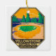 Ornamento De Cerâmica Yellowstone National Park Morning Glória Piscina R (Frente)