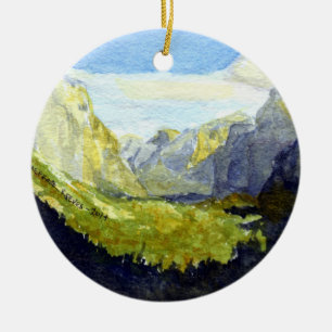 Ornamento De Cerâmica Yosemite, ponto da inspiração