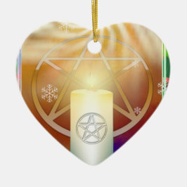 Ornamento De Cerâmica Yule Sun