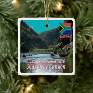 Ornamento De Cerâmica ZA005 SUL AFRICA, N.P. Makuleke Canyon,