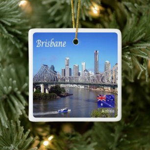 Ornamento De Cerâmica zAU103 BRISBANE, Austrália, Oceânia,