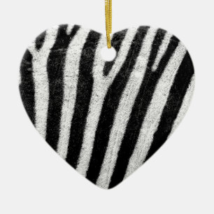Ornamento De Cerâmica zebra Stripes