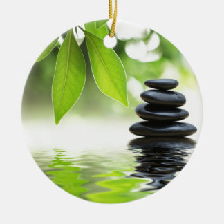Ornamento De Cerâmica Zen