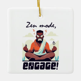Ornamento De Cerâmica Zen Mode, Engage! ⚡ Adultação é uma falha