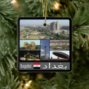 Ornamento De Cerâmica zIQ003 BAGHDAD, Iraque, Médio Oriente, Ásia,