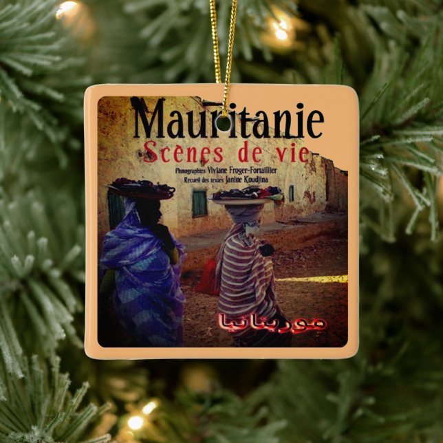 Ornamento De Cerâmica zMR.004 MAURITÂNIA, África, (Árvore)