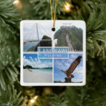 Ornamento De Cerâmica ZMY015 Kedah Beach, LANGKAWI, Malásia, Fridge Mag<br><div class="desc">Aqui você encontrará o souvenir das suas férias. Esta categoria contém lembranças de muitos locais na Malásia. (praia de Kedah, LANGKAWI, Malásia, imã de geladeira). Amplie amigos e parentes com as lembranças únicas de sua viagem de excelente. Tente-nos. #LeoPepeDesign - dataran helang, teleférico, ásia do sudeste da malásia, leopedesign, foto...</div>