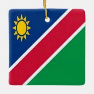Ornamento De Cerâmica zNA001 NAMIBIA, Flag, Africa,
