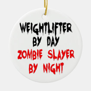 Ornamento De Cerâmica Zombie Slayer