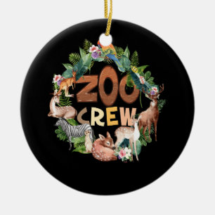 Ornamento De Cerâmica Zookeeper Zookeeper Safari Wildlife Anim