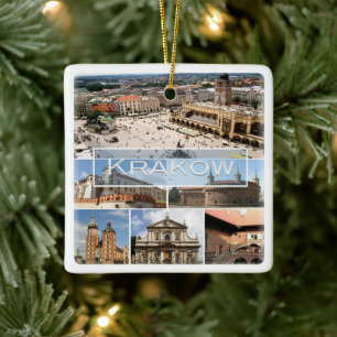 Ornamento De Cerâmica zPL004 KRAKOW, Polônia, Europa,