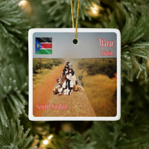 Ornamento De Cerâmica zSS006 WAU, Sudão do Sul, África,