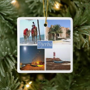 Ornamento De Cerâmica zTN017 DJERBA, Mosaico, Tunísia, África,