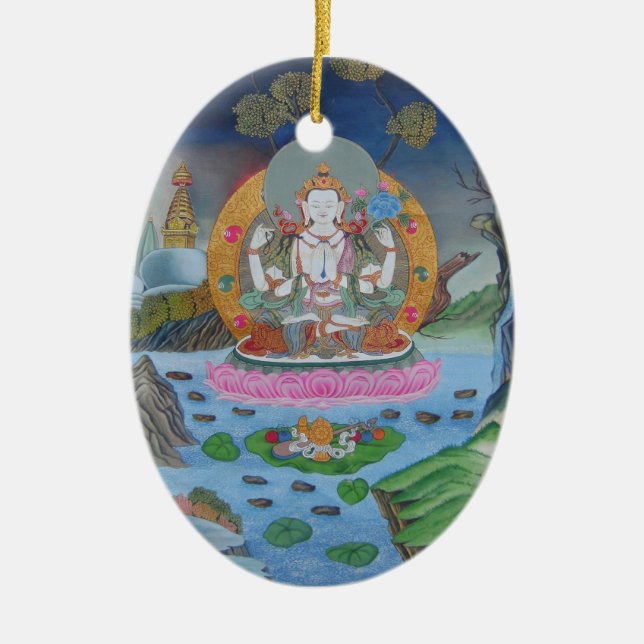Ornamento de Chenrezig (Frente)