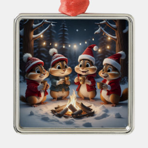 Ornamento de Chipmunks de Natal