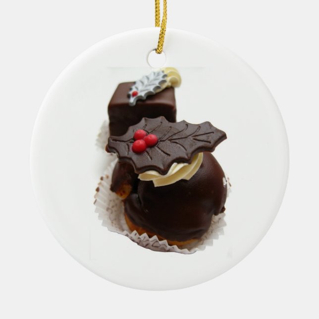 ornamento de chocolate de natal (Frente)