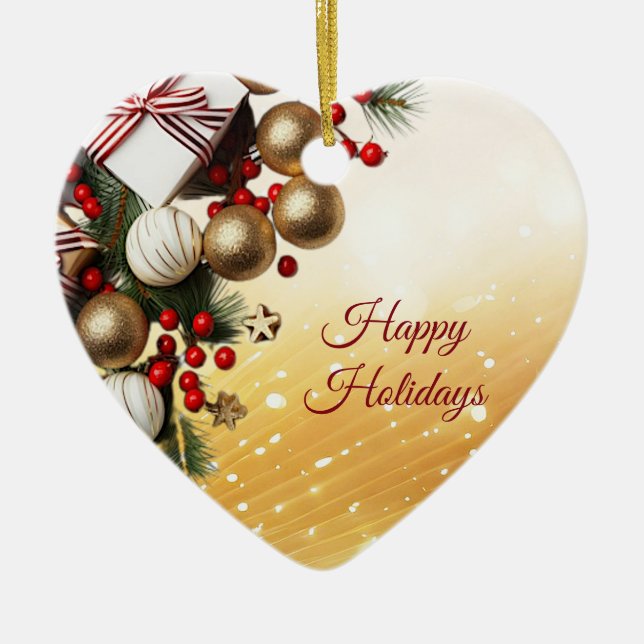 Ornamento de chocolate doce (Frente)