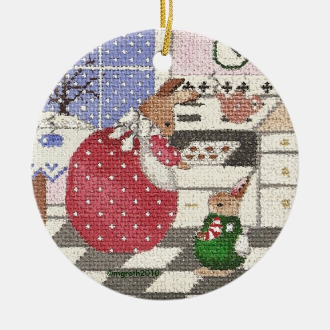 ornamento de coelhinho (Frente)