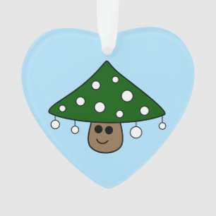 Ornamento de Cogumelo da Árvore de Natal