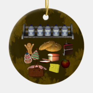 Ornamento de Cookies Treatores de Comida