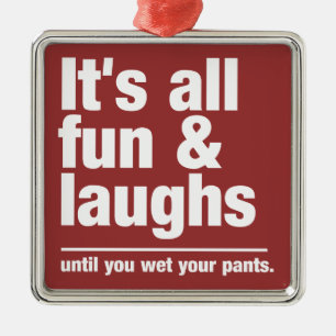 Ornamento de cores personalizado FUN & LAUGHS