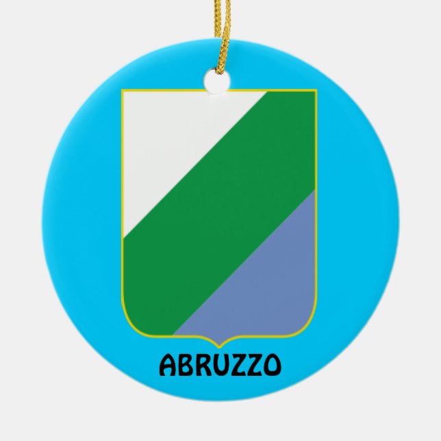 Ornamento de Cristmas da região de Abruzzo (Frente)