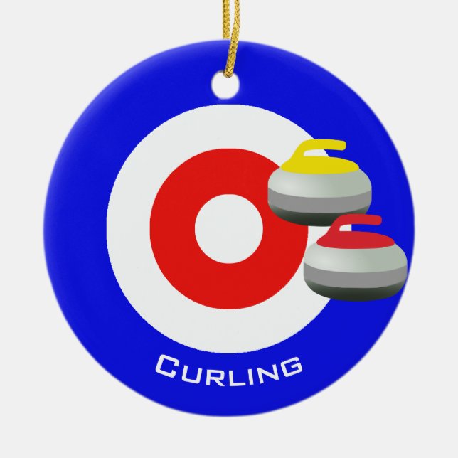 Ornamento de Curling (Frente)