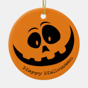 Ornamento de Design de Cabeça de Jack-O-Lanterna G