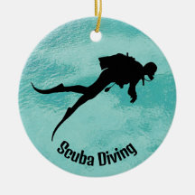 Ornamento de Divisor Scuba Personalizado