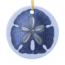Ornamento de Dólar de Areia Azul