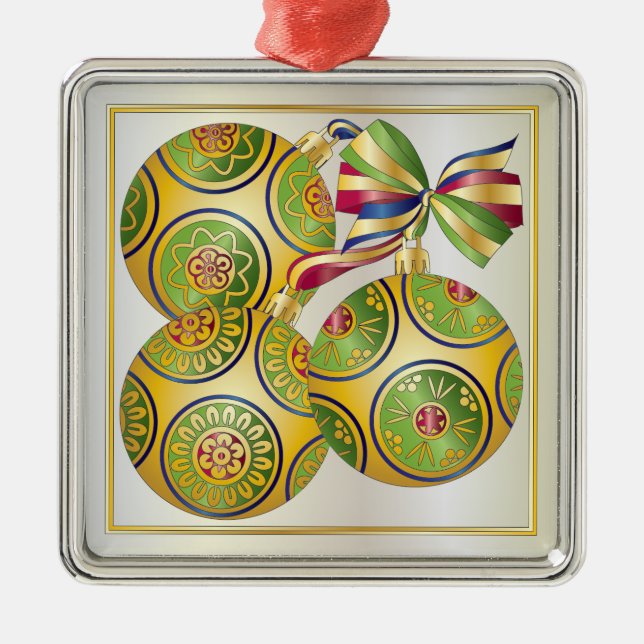 Ornamento de Enfeites de natal Mah Jongg (Frente)