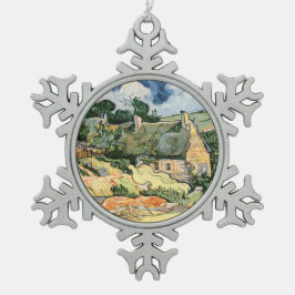 Ornamento De Estanho Floco De Neve Algodão achatado em Cordeville Vincent van Gogh