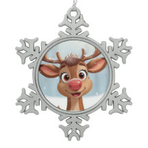 Christmas tree decoration with reindeer