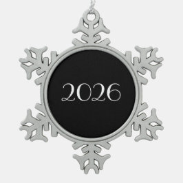 Ornamento De Estanho Floco De Neve customizable 2026