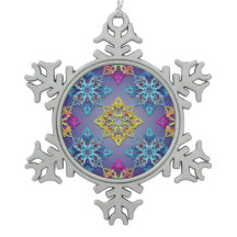 Flocos de Neve Colorburst — Design Moderno de Nata