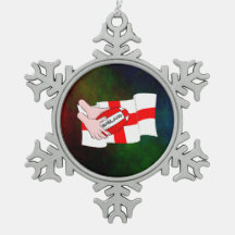 Inglês Rugby Team Apoiadores Bandeira com Ball