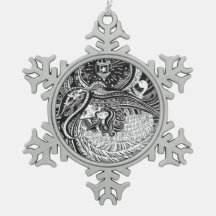 Ornamento do peltre pouco anjo da menina do