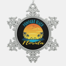 Pompano Beach Palm Trees Beach