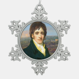 Ornamento De Estanho Floco De Neve Sr. Darcy Floco de neve Ornamento