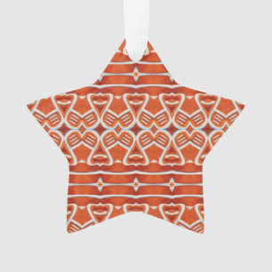 ORNAMENTO DE ESTRELA EM ACÍLICO GINGERBREAD
