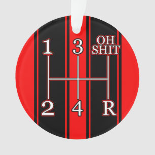 Ornamento de Faixa Vermelha Dual Raça Vermelha de