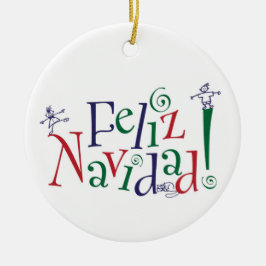 Ornamento de Feliz Navidad