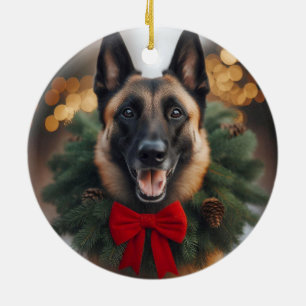 Ornamento de Férias Malinois belgas