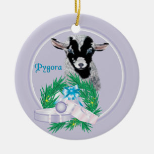 Ornamento de Férias Pygora Goat Wreath