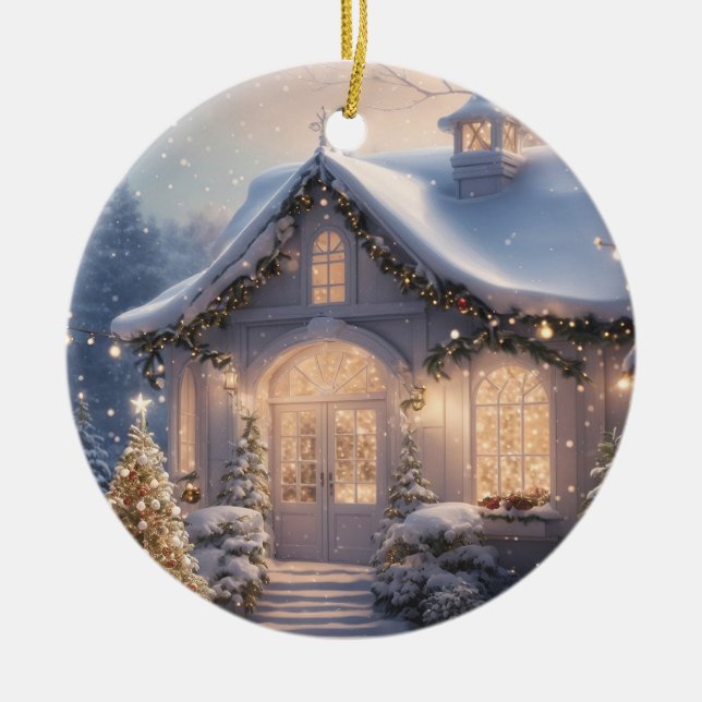 Ornamento de Festas de Natal (Frente)